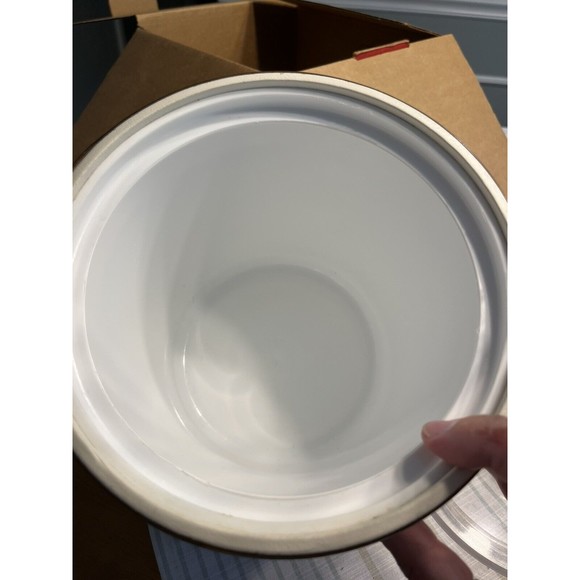 VTG Georges Briard Gold Ice Bucket Lucite Handle Lid Mid Century MCM Barware IOB - Picture 8 of 12